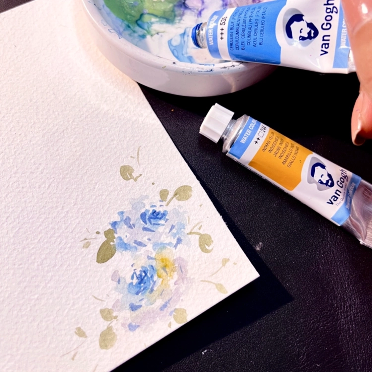 akvarelové farby Van Gogh