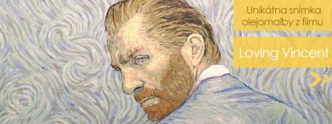 Unikátna snímka olejomaľby z filmu Loving Vincent