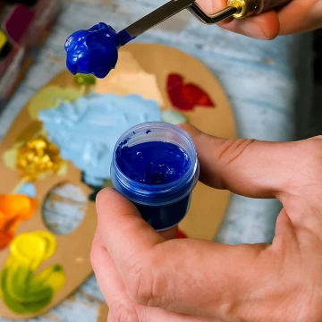 Ako vytvoriť impasto efekty pomocou gvašových farieb?