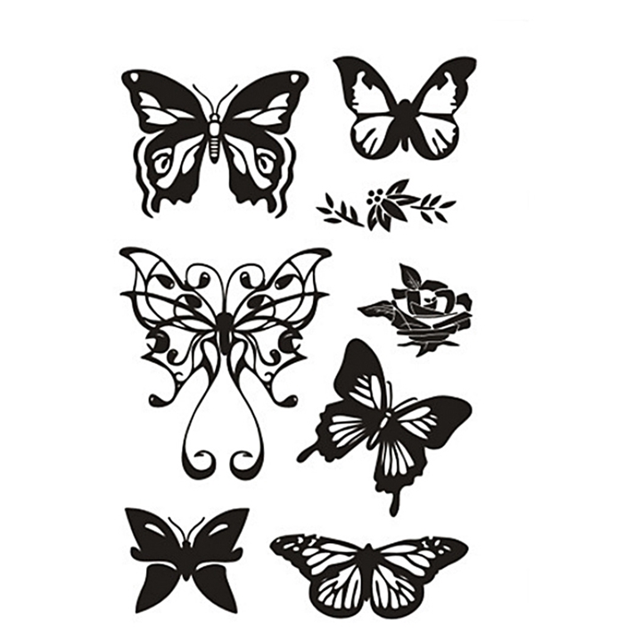 E-shop Transparentné pečiatky - motýle