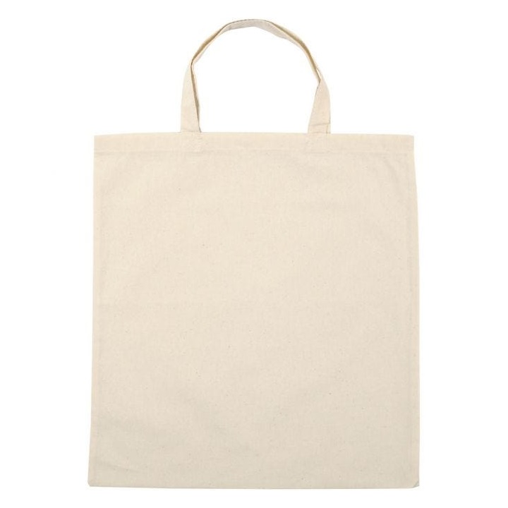 E-shop Bavlnená nákupná taška prírodná - 5 ks