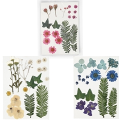 Lisované kvety a listy / rôzne varianty