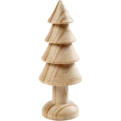 Malý drevený vianočný stromček 10 cm