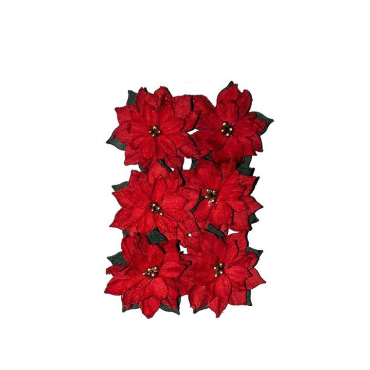 E-shop 3D papierové kvety | Vianočná ruža 6 ks
