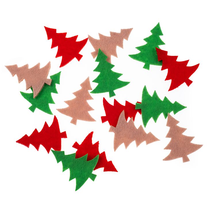 E-shop Vianočné nálepky z filcu | stromček 15 ks