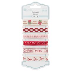 Dekoračná stuha 6 kusov  | Scandi Christmas