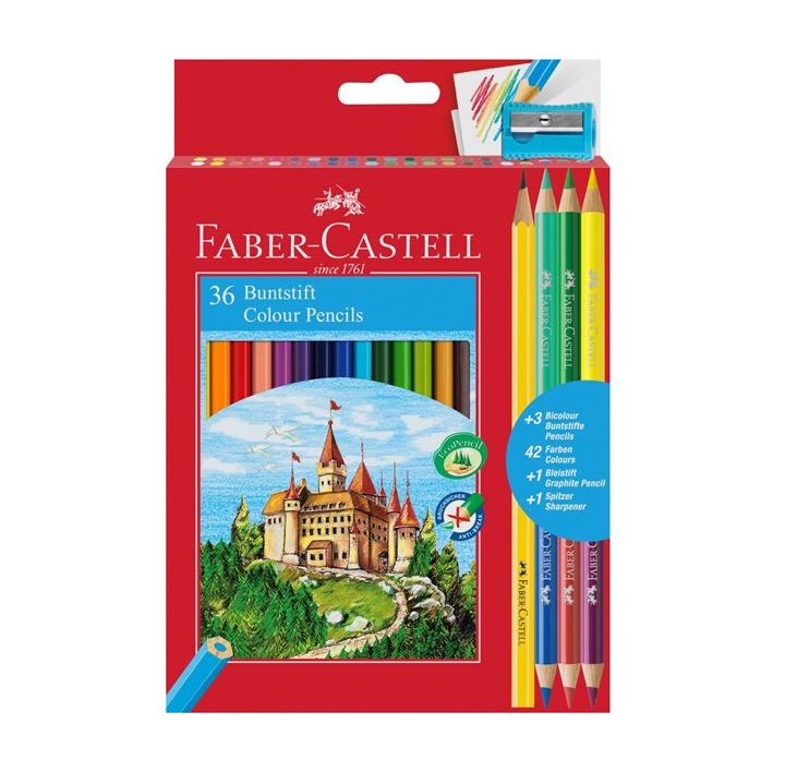 E-shop Pastelky Faber-Castell šesťhranné / set 36 farieb