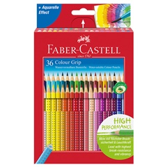 Akvarelové pastelky Faber-Castell Grip - sada 36 farieb