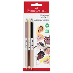 Set farbičiek Faber Castell Deti sveta 3 ks