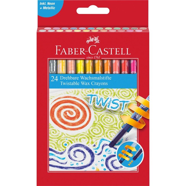 Faber Castell vysúvacie voskovky Twist / rôzne sety