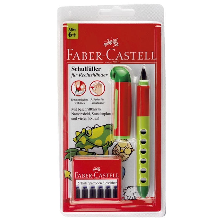 Plniace pero Faber-Castell s ergonomickým úchopom pre praváka 