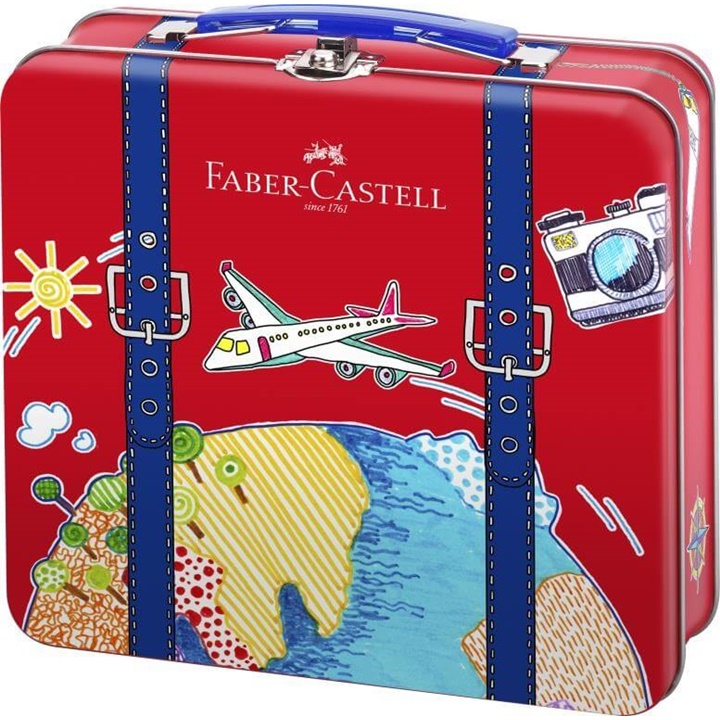 E-shop Faber-Castell popisovače s klipom v kufríku 40 ks