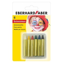Farby na tvár v ceruzke Eberhard Faber 6 ks