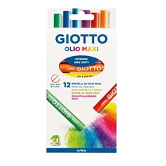 Olejové pastely GIOTTO OLIO MAXI 12 ks