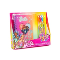 Mini dievčenský denník Barbie s perami