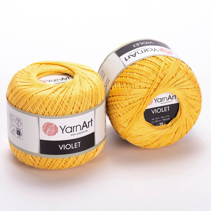 E-shop Bavlnená priadza YarnArt Violet 50 g | rôzne farby