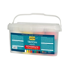 Akrylové farby Kreul Triton Liquid Powerpack/ sada 8 x 750 ml