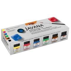 Sada farieb na svetlý textil JAVANA Basic Colors 6x20 ml