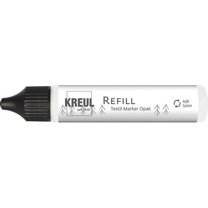 Náhradná náplň do fixiek na textil Kreul Opak / rôzne odtiene