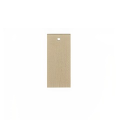 Drevený polotovar na výrobu bižutérie - obdĺžnik 3.5 cm