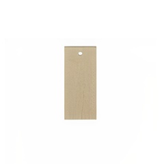 Drevený polotovar na výrobu bižutérie - obdĺžnik 3.5 cm