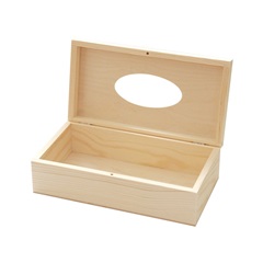 Drevená krabička na servítky 26x13.7x8 cm