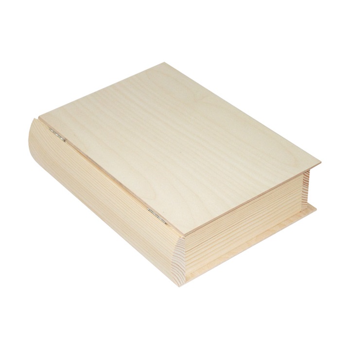 Drevená krabička kniha 21x27.5x7 cm