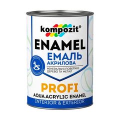 Akrylový smalt KOMPOZIT PROFI Gloss 0.7 l - rôzne odtiene