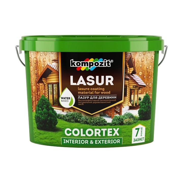 E-shop Lazúra na drevo KOMPOZIT COLORTEX 0.9 l - rôzne odtiene