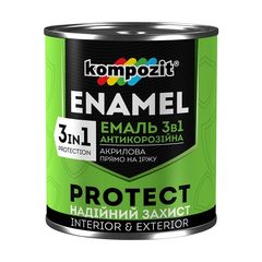 Antikorózny smalt 3 v 1  KOMPOZIT PROTECT  2.4 kg - rôzne odtiene