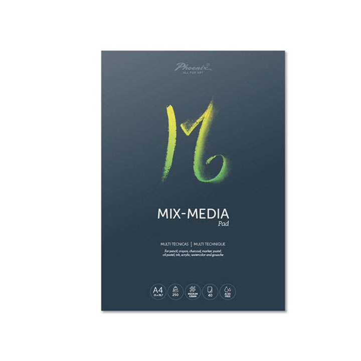 Blok papiera pre rôzne techniky – MIX-MEDIA pad
