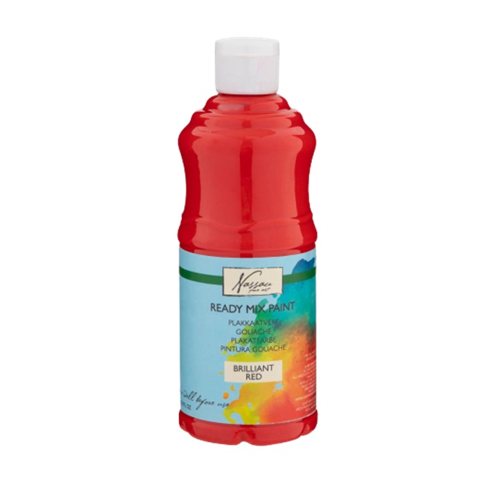 Gvašové farby Nassau - 500 ml | rôzne odtiene