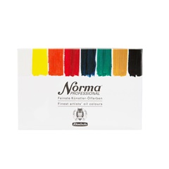 Sada profesionálnych olejových farieb v tubách Schmincke Norma Professional 8 x 20 ml