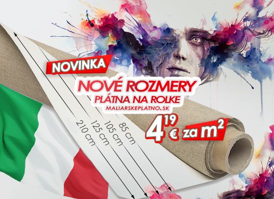 Maliarske plátno na rolke | rôzna šírka (MALIARSKE PLáTNA ARTMIE)
