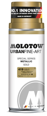 Spreje graffiti MOLOTOW™ UFA Metallic 400 ml