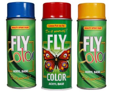 Akrylový lak v spreji FLY COLOR 400 ml / rôzne odtiene