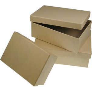 Obdlžníkový box z kartónu / rôzne rozmery