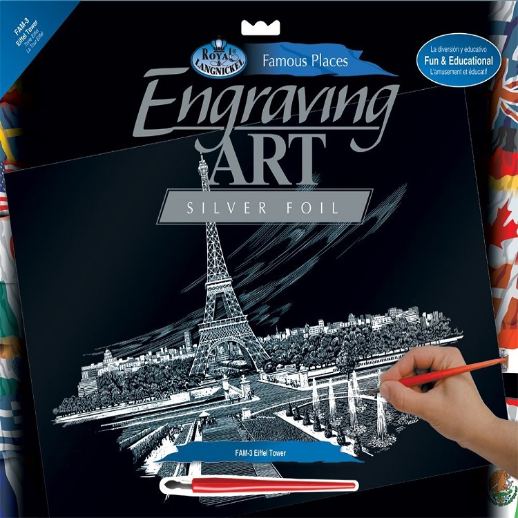 E-shop Kreatívny set na engraving A3 – Paríž