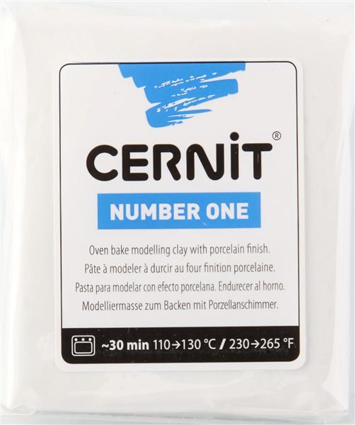 Modelovacia hmota Cernit 56 g. - nepriehľadná biela