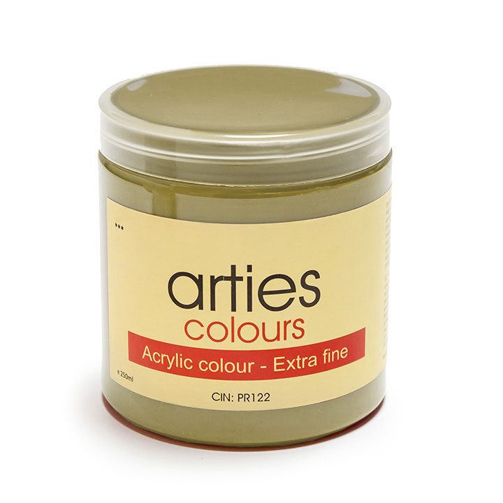 Akrylová farba Arties Colours 250 ml - Buff titánová