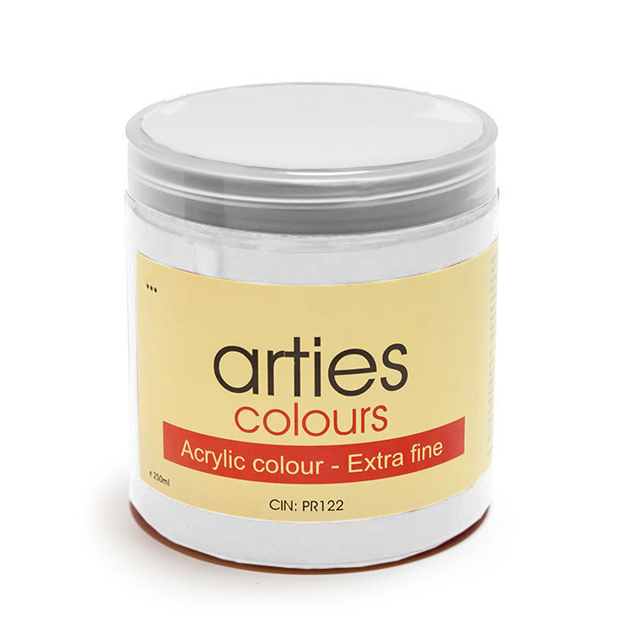 Akrylová farba Arties Colours 250 ml - titánová biela