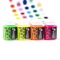 Akrylová farba na textil ROSA TALENT fluorescenčná 20 ml | rôzne odtiene