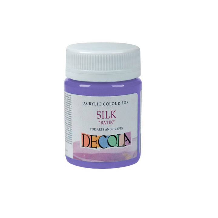 Akrylové farby na hodváb Decola Batik 50 ml / 607 fialová
