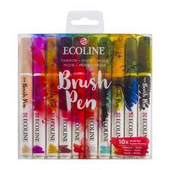 Akvarelové perá Ecoline Brush Pen Fashion | 10 dielna sada
