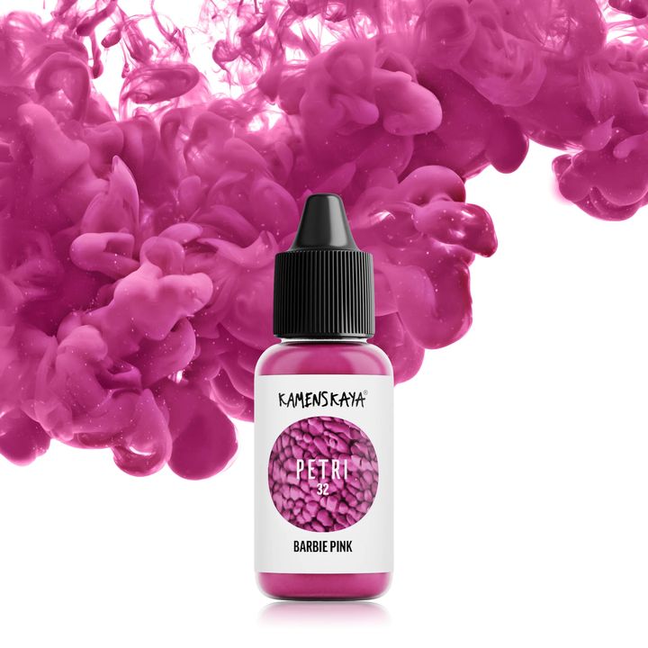 Atramenty pre živicu Kamenskaya Petri 15ml | Petri 32 barbie pink