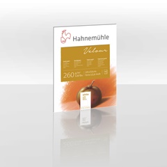 Blok bielych papierov na pastel Hahnemühle Velour | rôzne rozmery