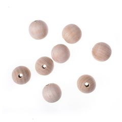 Drevené guľaté korálky | rôzne veľkosti