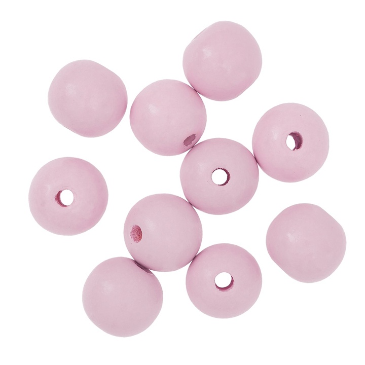 Drevené korálky 2,5 cm – 10 ks | Various Colors