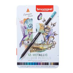 Farebné ceruzky Bruynzeel metalické odtiene 12 ks