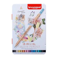 Farebné ceruzky Bruynzeel pastelové odtiene 12 ks